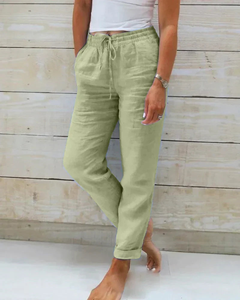 Elena - Stylish Linen Pants