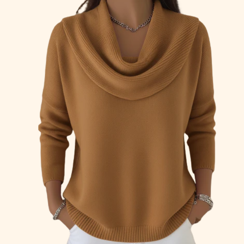 Gwen | Elegant Collared Sweater