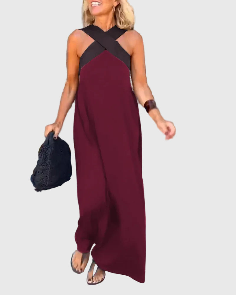 Rachel™ | Crossover Maxi Dress