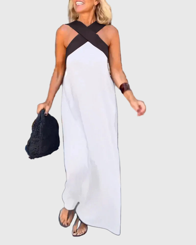 Julie™ | Halterneck Maxi Dress