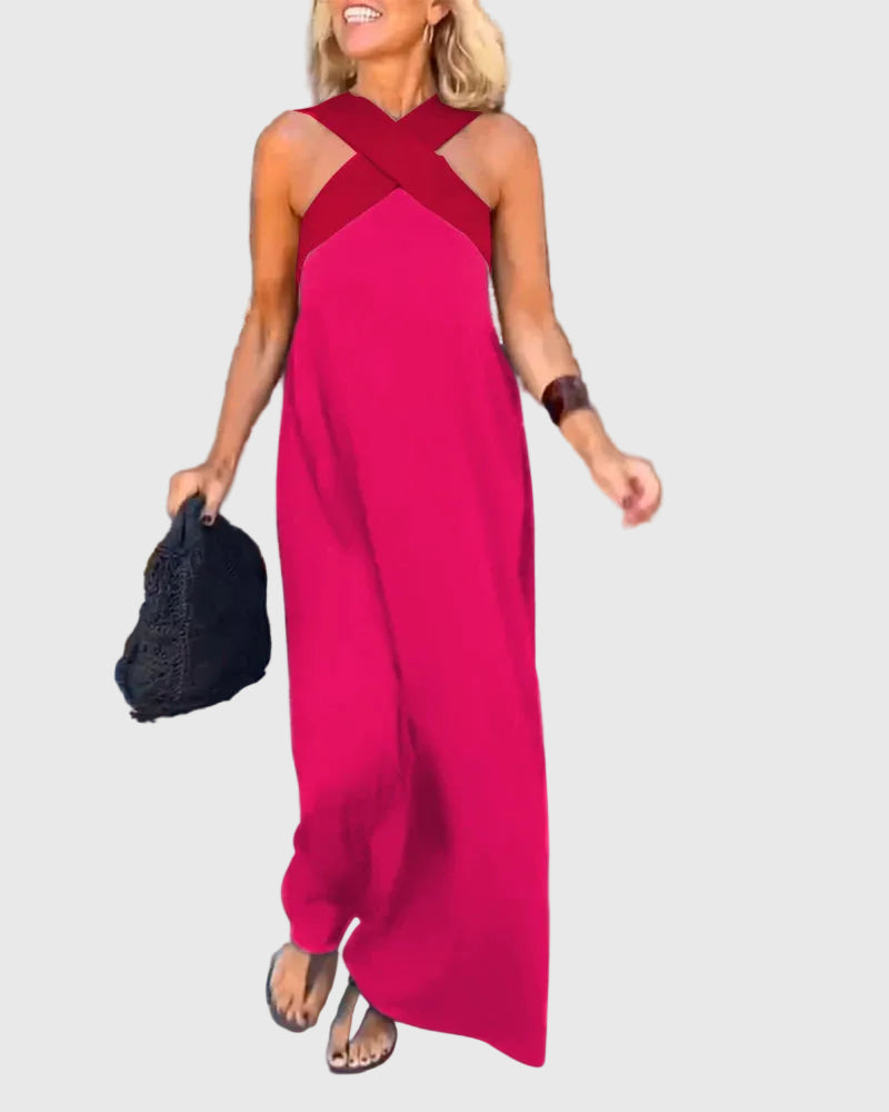 Rachel™ | Crossover Maxi Dress