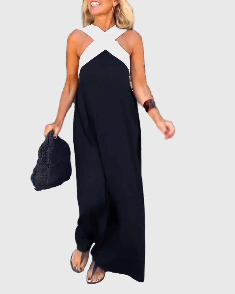Julie™ | Halterneck Maxi Dress