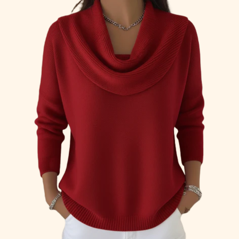 Gwen | Elegant Collared Sweater