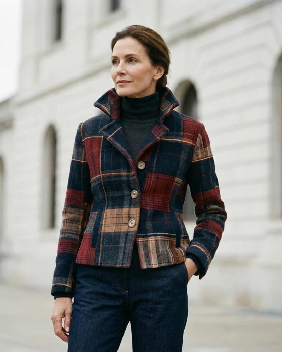 Ruby | Timeless Plaid Jacket