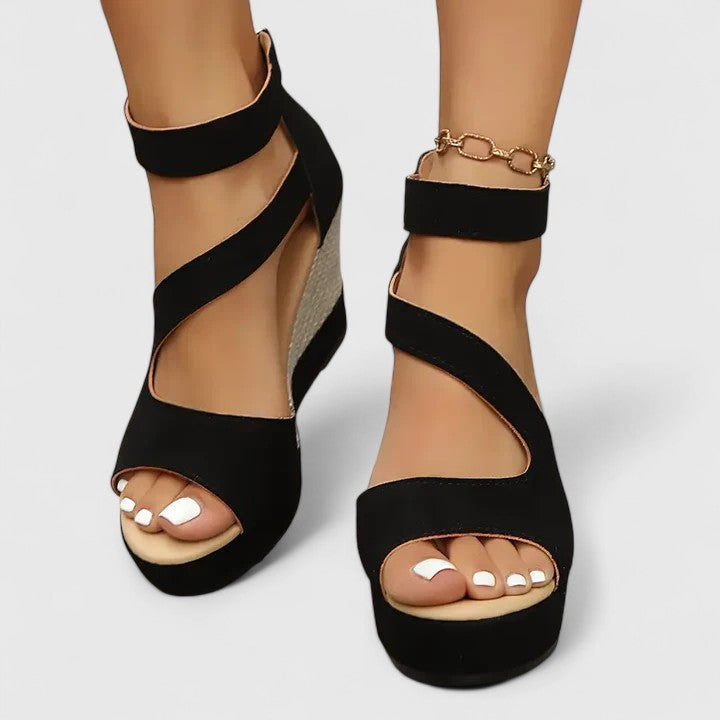 Vicki™ | Wide-Fit Wedge Sandals