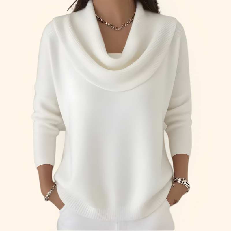 Gwen | Elegant Collared Sweater