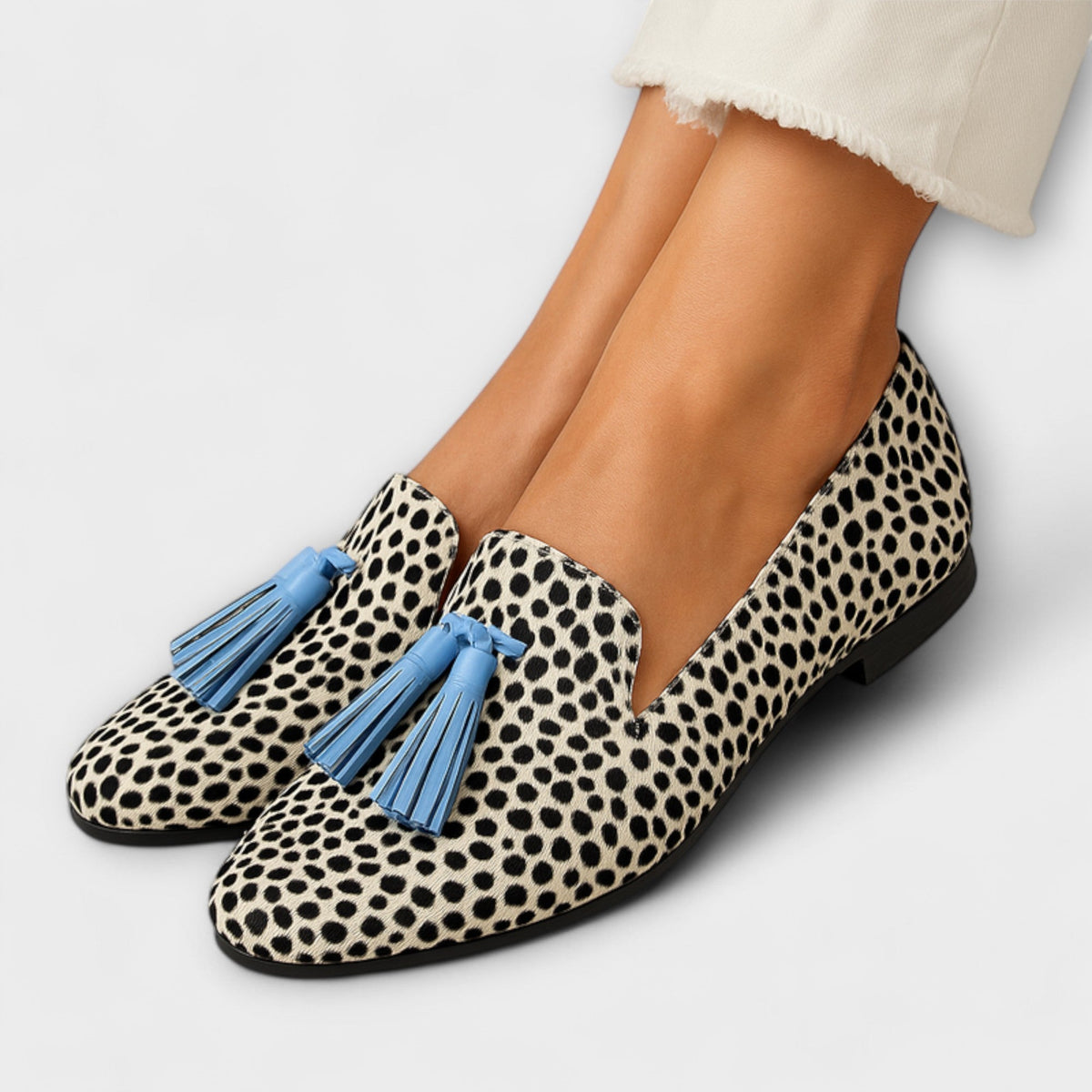 Laurie™ | Spotted Print Loafers