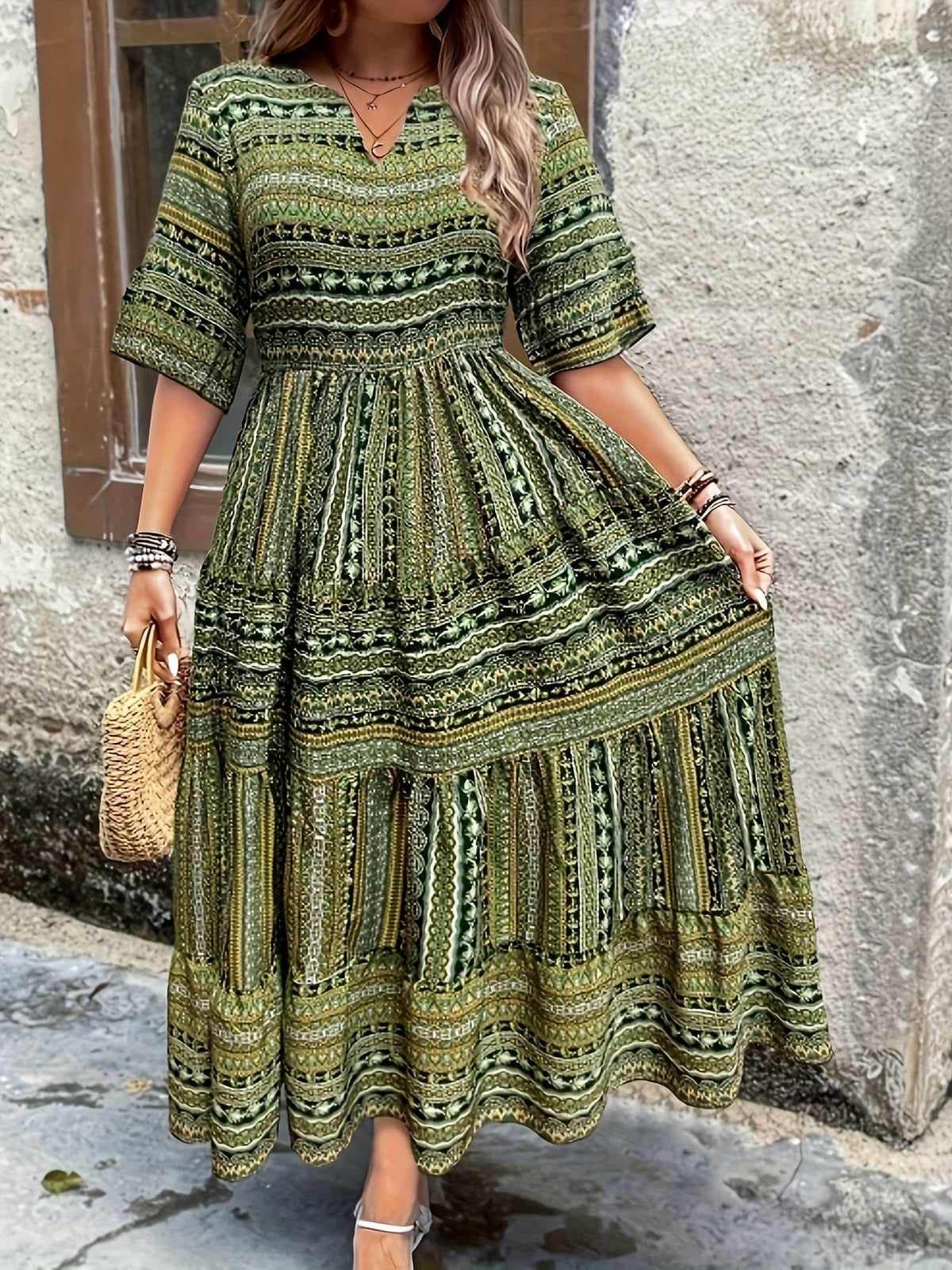 Victoria™ | Flowing Bohemian Maxi Dress
