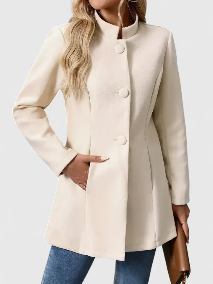 Madeline™ | Stand Collar Tailored Jacket