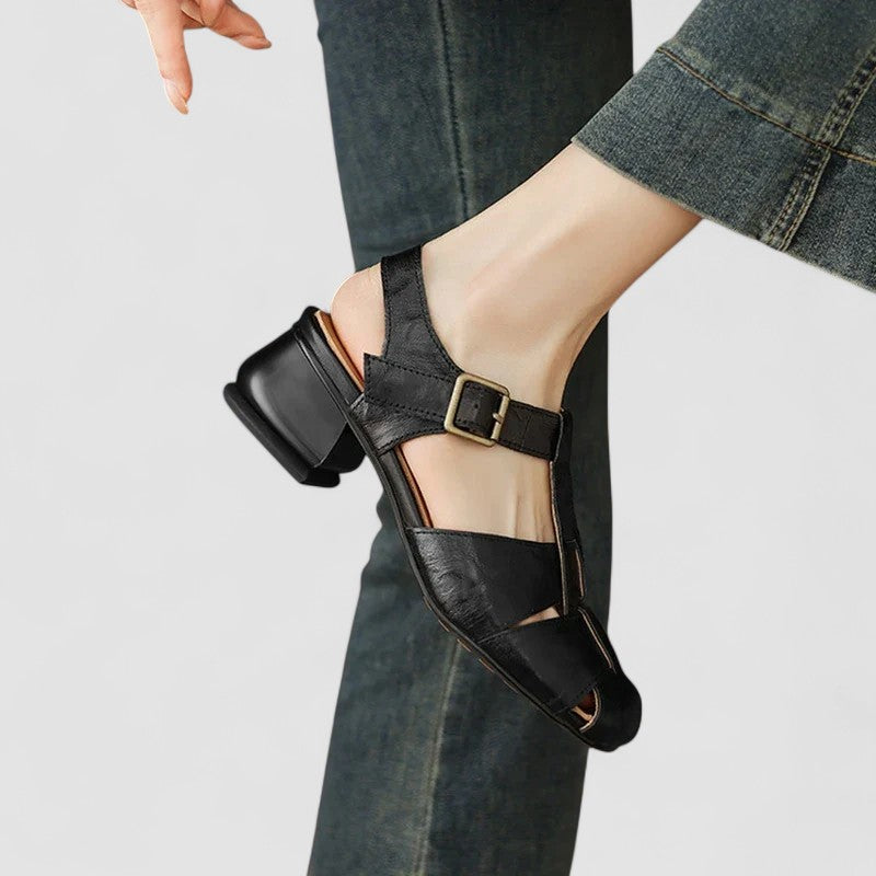 Kathy™ | Woven Closed-Toe Sandals