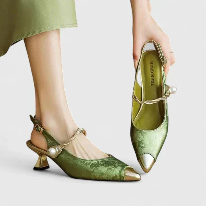 Violet™ | Cushioned Kitten Heels