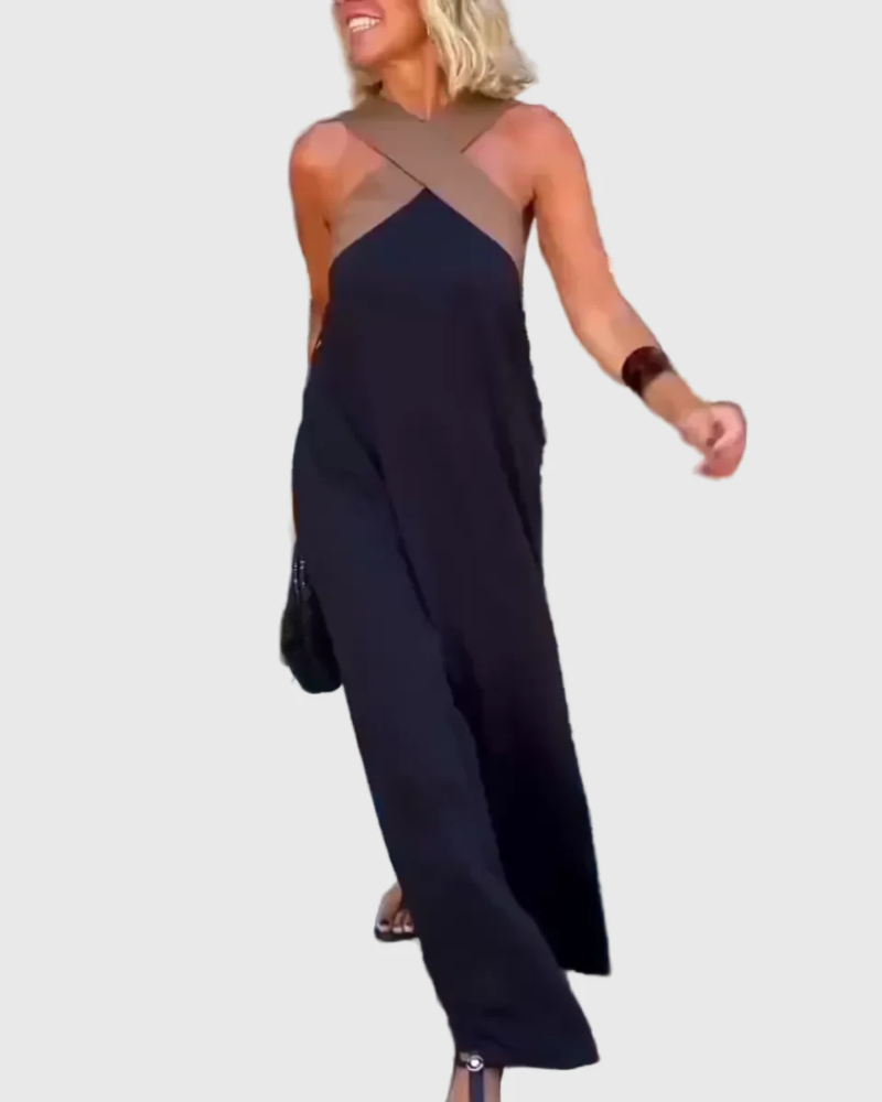 Julie™ | Halterneck Maxi Dress