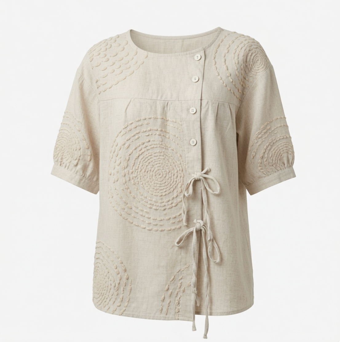 Mirabelle | Embroidered Casual Top