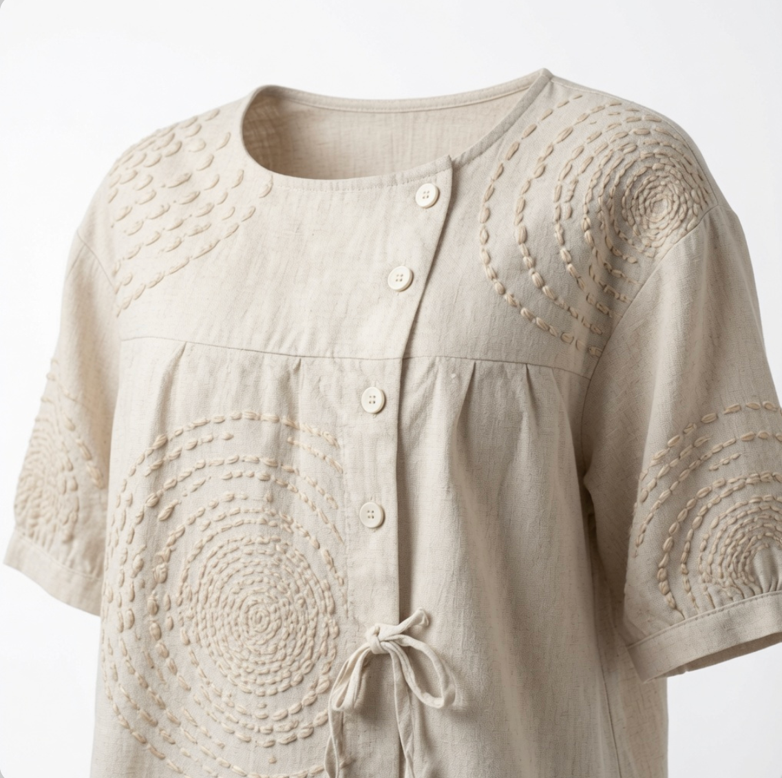 Mirabelle | Embroidered Casual Top