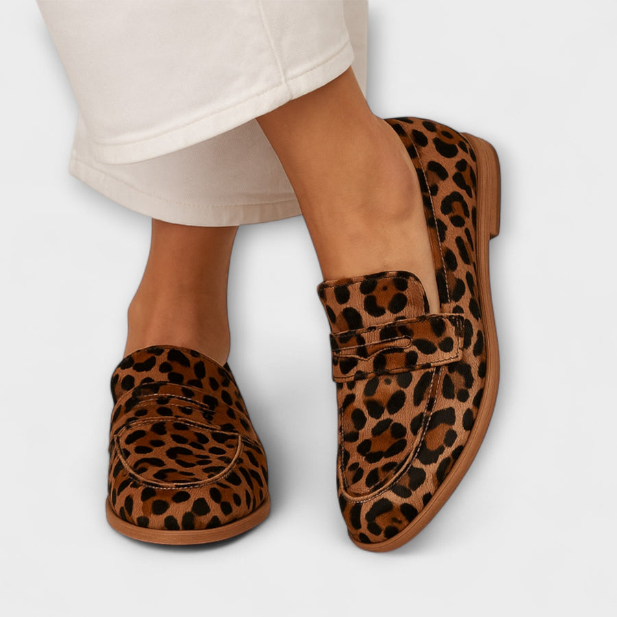 Marilyn™ | Leopard Print Loafers