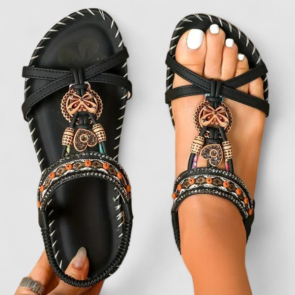 Kimberly™ | Beaded Boho Sandals