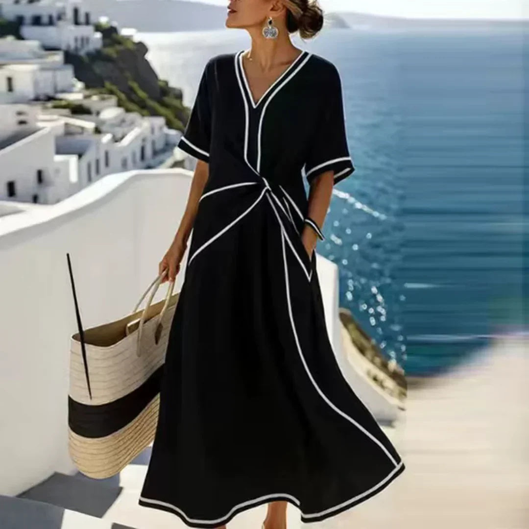 Michelle™ | Draped Maxi Dress