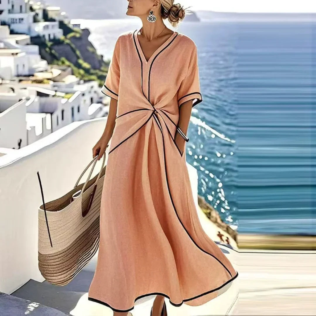Michelle™ | Draped Maxi Dress