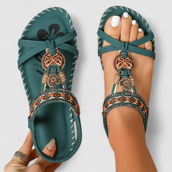 Kimberly™ | Beaded Boho Sandals